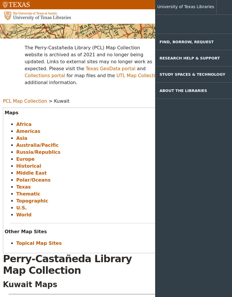 University of Texas: Kuwait Graphic