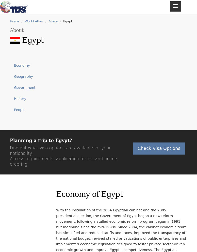Tds: Egypt: Geography Handout