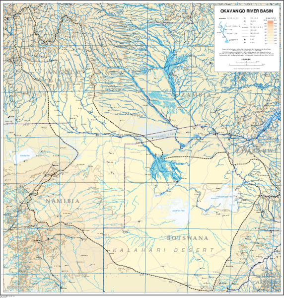 United Nations: Cartographic Section: Okavango River Basin [Pdf] Graphic