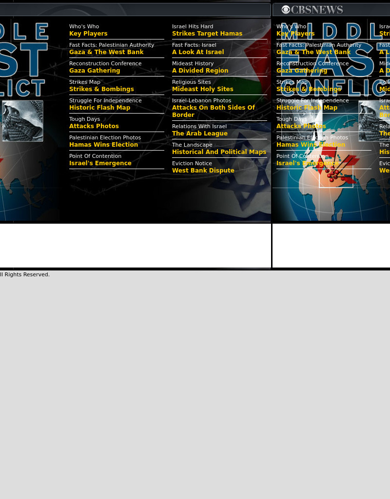 Cbs News: Mideast Conflict Activity