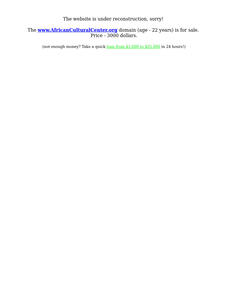 University of Pennsylvania: Geography of West Africa Website