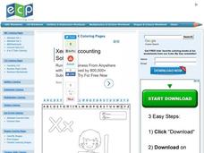 Letter X Coloring Page Worksheet