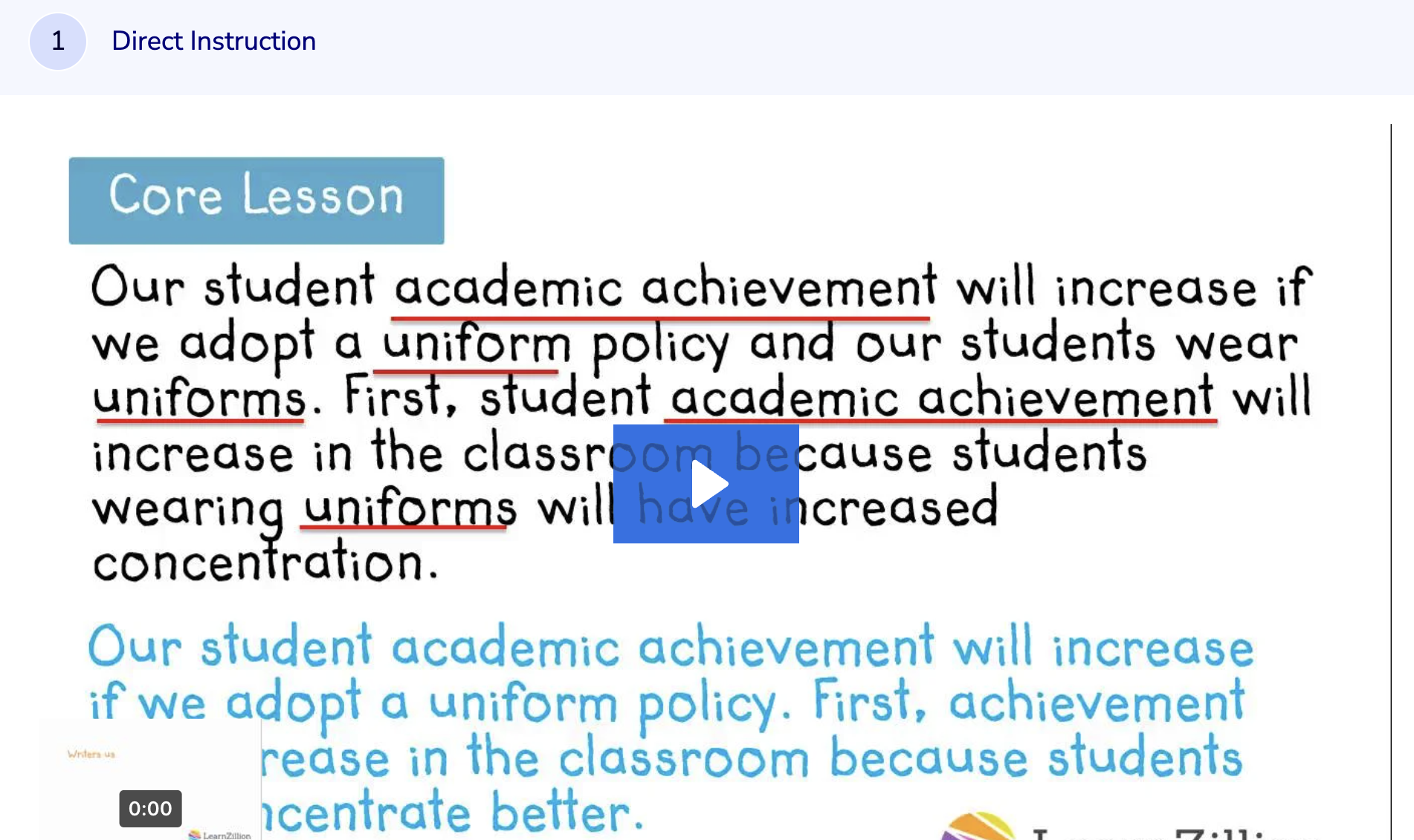 Learn Zillion: Eliminate Wordiness and Redundancy Instructional Video