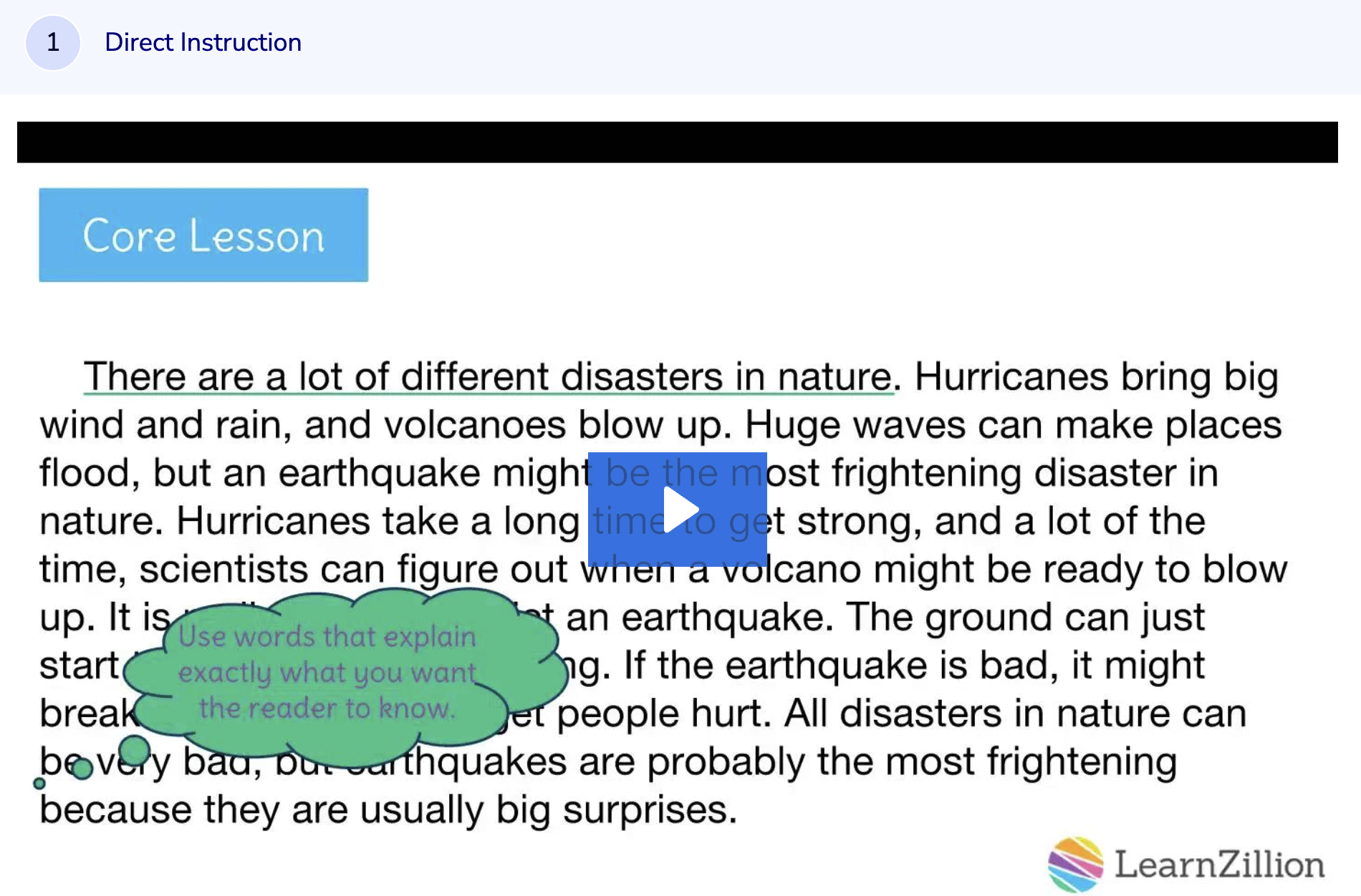 Learn Zillion: Maintain a Formal Writing Style Instructional Video