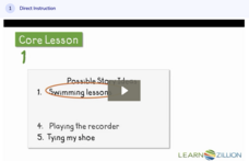 Learn Zillion: Organize Ideas Chronologically for a Narrative Instructional Video