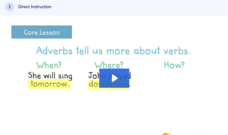 Learn Zillion: Understand Adverbs Instructional Video