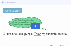 Learn Zillion: Use They're, Their, and There Correctly Instructional Video