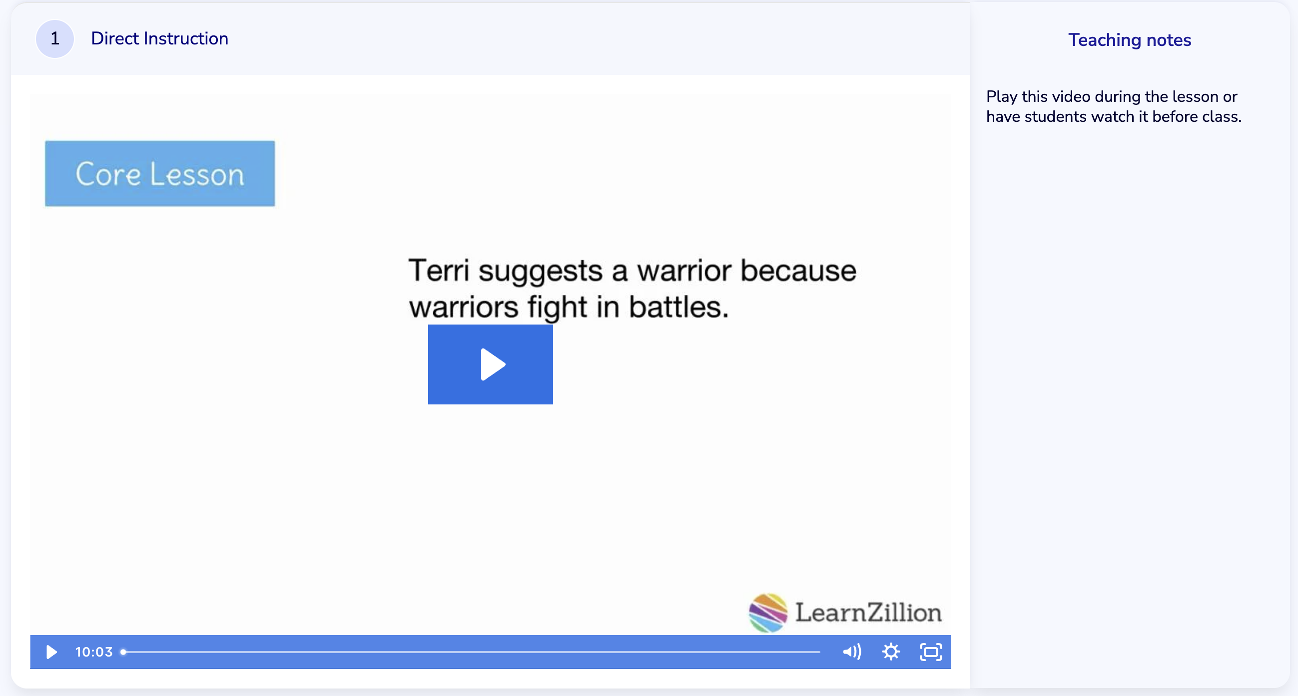 Learn Zillion: Using Abstract Nouns Properly Instructional Video
