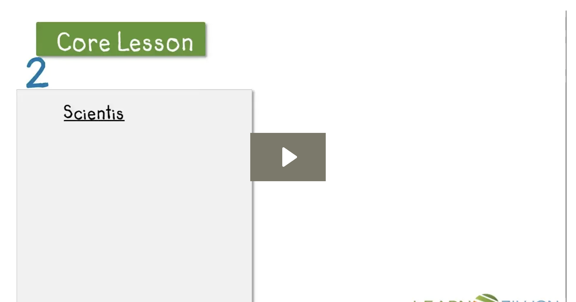 Learn Zillion: Using Paragraph Form Instructional Video