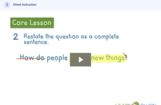 Learn Zillion: Write a Research Thesis Statement Instructional Video