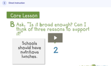 Learn Zillion: Write a Strong Thesis Statement Instructional Video