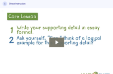 Learn Zillion: Write Hypothetical Details to Support an Argument Instructional Video