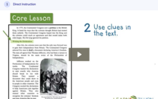 Learn Zillion: Use Text Features and Clue Words to Find Evidence in a Text Instructional Video