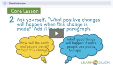 Learn Zillion: Draft a Conclusion That Will Leave Your Reader Thinking Instructional Video