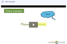 Learn Zillion: Video: Understand the Function and Use of Adverbs in Sentences Instructional Video