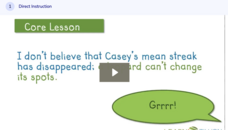 Learn Zillion: Understanding Figurative Language: A Leopard Can't Change His Spots Instructional Video