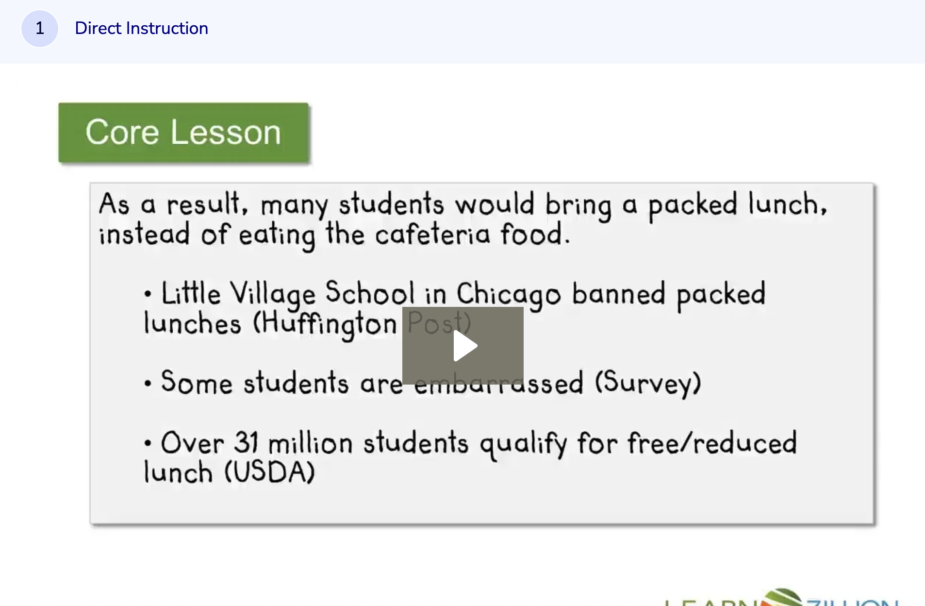 Learn Zillion: Revise Argumentative Writing by Clarifying Instructional Video