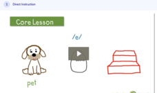 Learn Zillion: Decode Short Vowel Sound /E/ Instructional Video