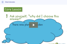 Learn Zillion: Writing a Conclusion to a Constructed Response Answer Instructional Video