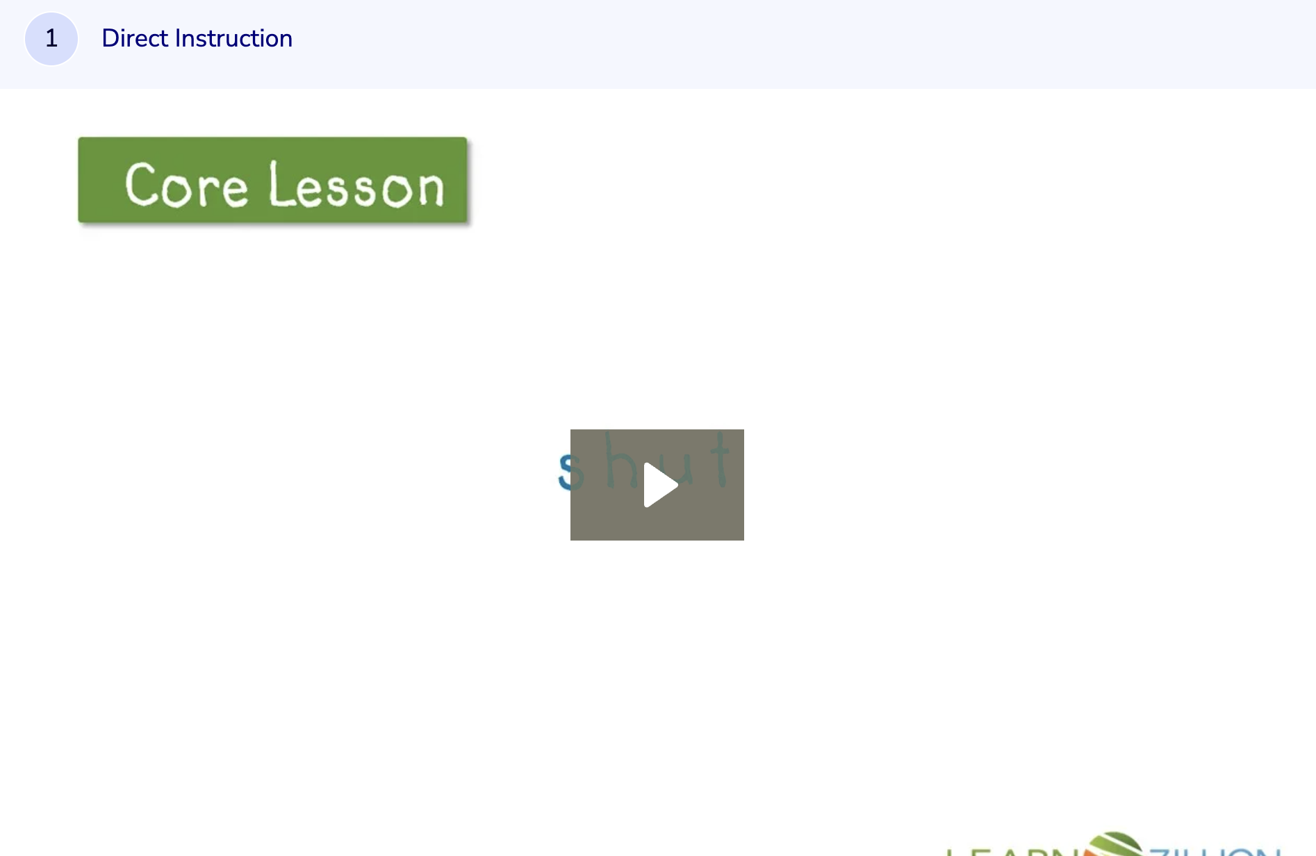 Learn Zillion: Decode 3-Phoneme Words with Consonant Digraphs Instructional Video