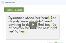 Learn Zillion: Read With Periods at the End of Sentences Instructional Video