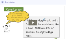 Learn Zillion: Pause for In-Sentence Punctuation Marks Instructional Video