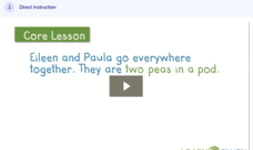 Learn Zillion: Understand Figurative Language: "Two Peas in a Pod" Instructional Video