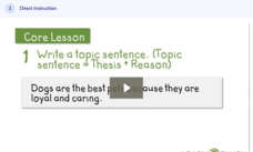 Learn Zillion: Use Paragraph Form Instructional Video