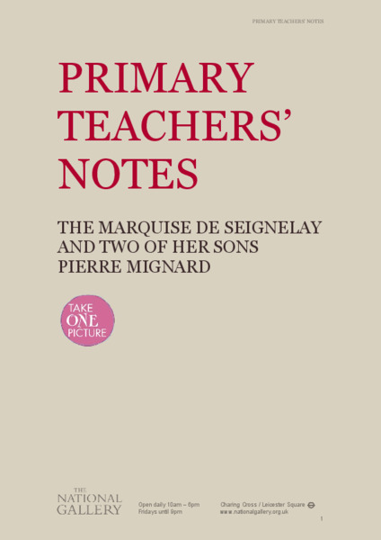 National Gallery, London: Teacher's Notes Pierre Mignard Handout