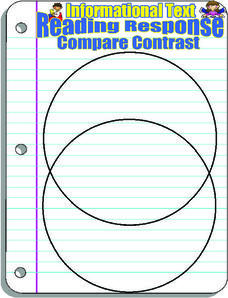 Scholastic: Informational Text: Reading Response: Compare Contrast [Pdf] Graphic