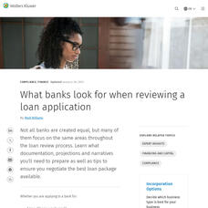 Business Owners Toolkit: What Banks Look for When Reviewing a Loan Application Article