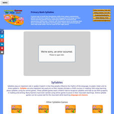 Learning Games for Kids: Silly Bulls: Vocabulary Syllables for Primary Math Interactive