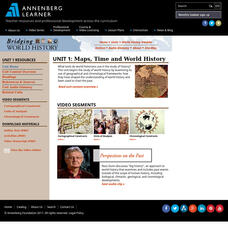 Annenberg Learner: Bridging World History: Maps, Time, and World History Lesson Plan