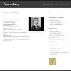 The Confederation Poets: Duncan Campbell Scott (1862 1947) Activity