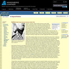 Annenberg Learner: American Passages: Regional Realism: Mark Twain Unit Plan