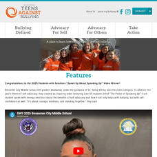 Pacer Center: Teens Against Bullying Website