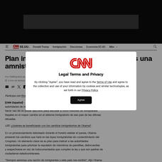 Cnn en Espanol: Plan Inmigratorio: "Esto No Es Una Amnistia" Article