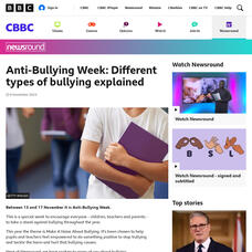 Bbc Newsround Guides: Bullying Website