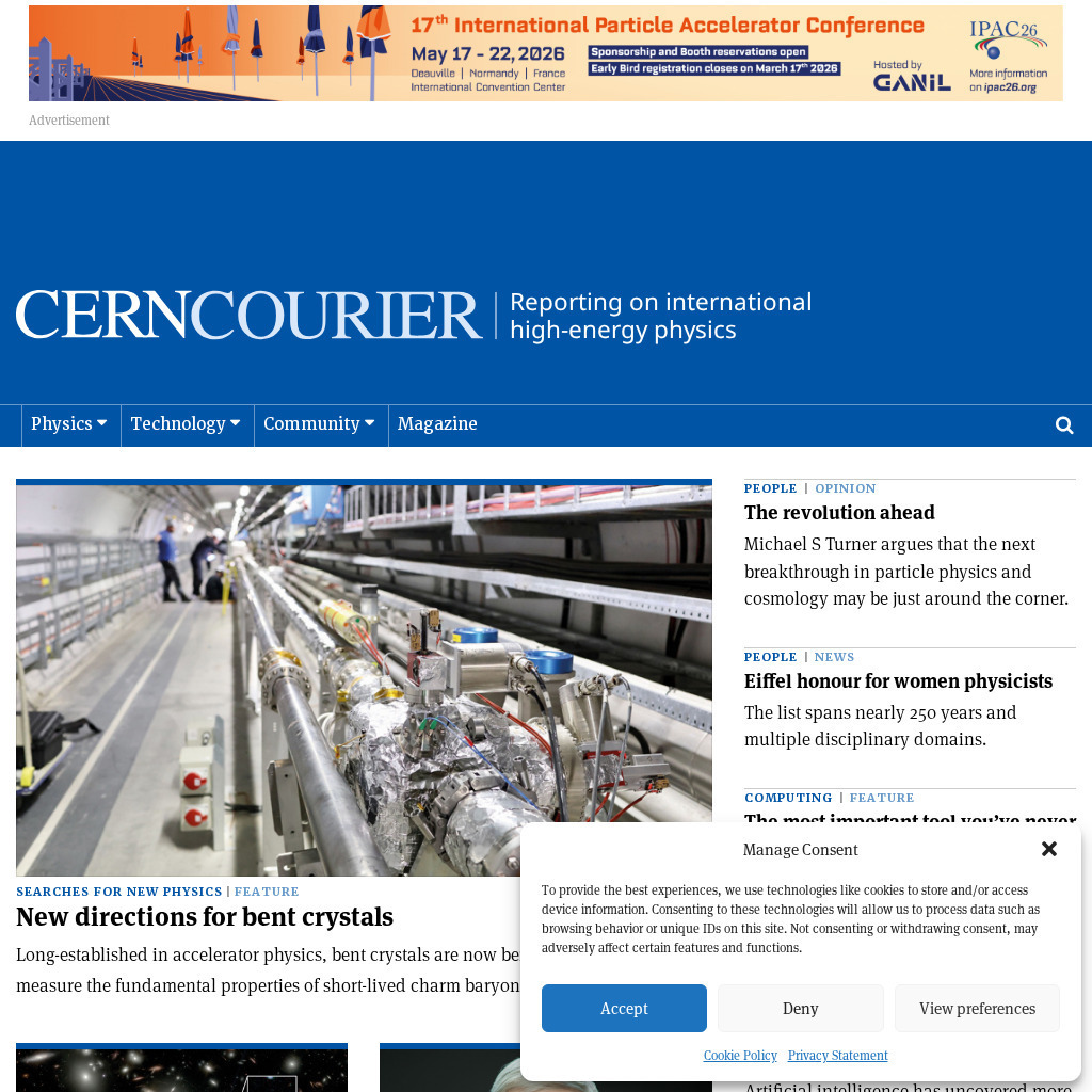 Cern Courier: International Journal of High Energy Physics Primary