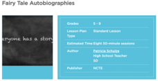 Fairy Tale Autobiographies Lesson Plan