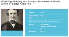 Modeling Reading and Analysis Processes with The Works Of Edgar Allan Poe Unit Plan