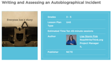 Writing and Assessing An Autobiographical Incident Unit Plan