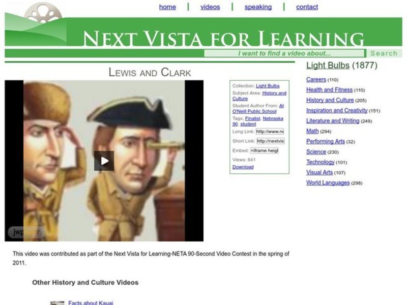 Lewis and Clark Instructional Video