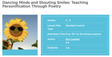 Dancing Minds and Shouting Smiles: Teaching Personification Through Poetry Lesson Plan