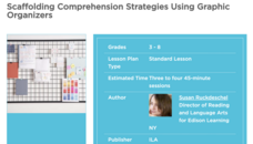 Scaffolding Comprehension Strategies Using Graphic Organizers Lesson Plan