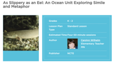 As Slippery as an Eel: An Ocean Unit Exploring Simile and Metaphor Lesson Plan