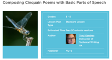 Composing Cinquain Poems with Basic Parts of Speech Lesson Plan