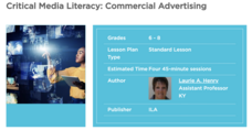 Critical Media Literacy: Commercial Advertising Lesson Plan