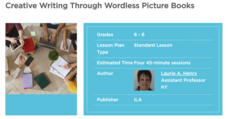 Creative Writing Through Wordless Picture Books Lesson Plan