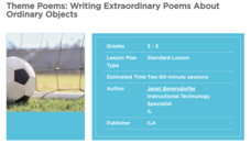 Shape Poems: Writing Extraordinary Poems About Ordinary Objects Lesson Plan